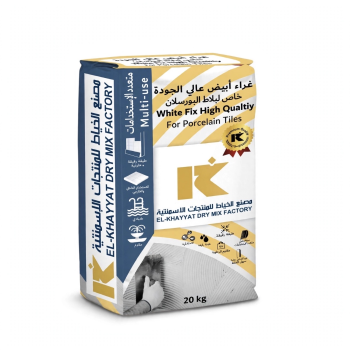 غراء بورسلان الخياط 20 كيلو أبيض